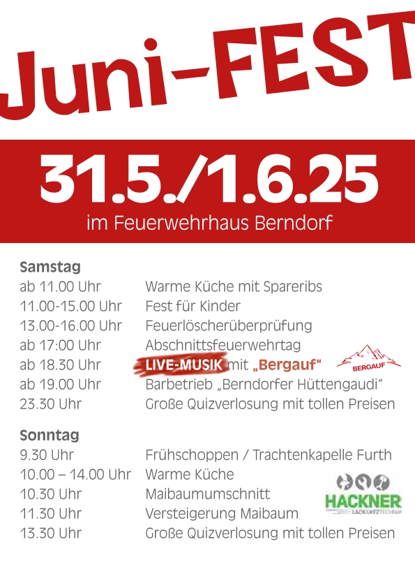 Junifest 2025 Festplakat
